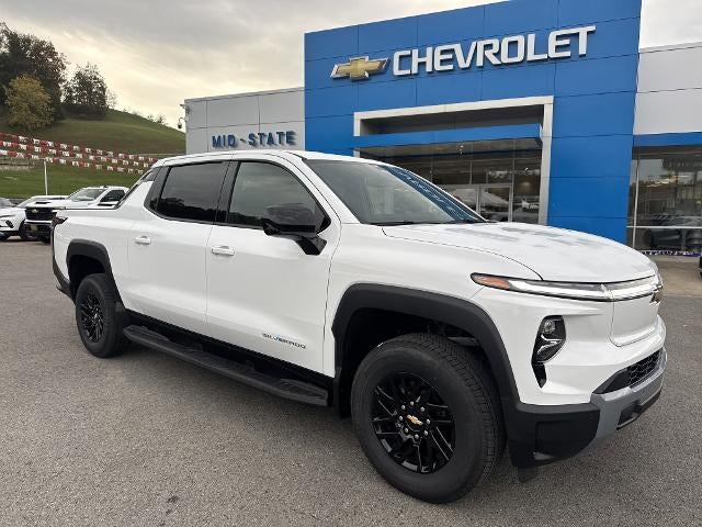 2026 Chevrolet Silverado EV LT - Standard Range in Summit White — front three-quarter view