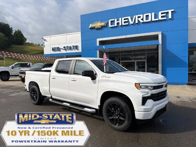 2026 Chevrolet Silverado 1500 RST in Summit White — front three-quarter view