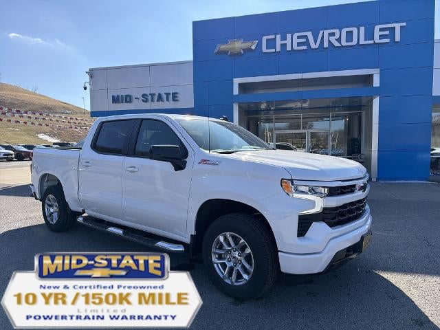 2026 Chevrolet Silverado 1500 RST in Summit White — front three-quarter view