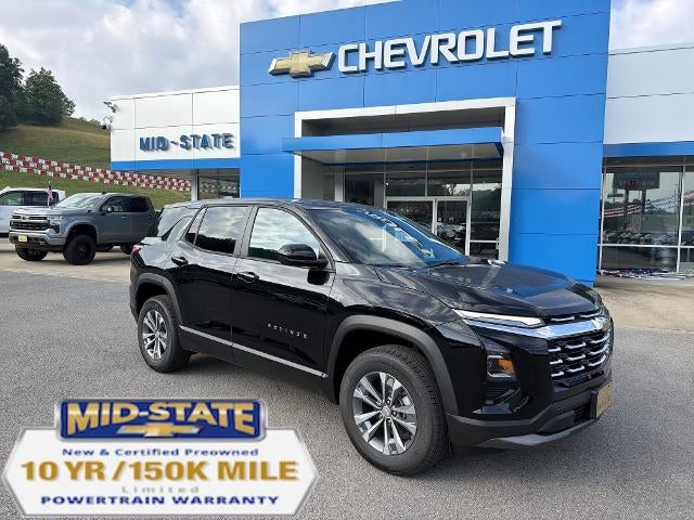 2027 Chevrolet Equinox AWD LT in Mosaic Black Metallic — front three-quarter view