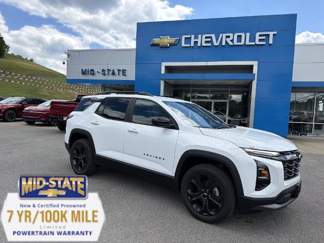 2026 Chevrolet Equinox LT in Summit White — front three-quarter view