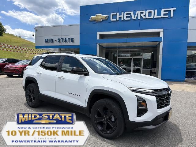 2026 Chevrolet Equinox LT in Summit White — front three-quarter view