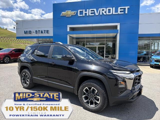 2026 Chevrolet Equinox ACTIV in Mosaic Black Metallic — front three-quarter view