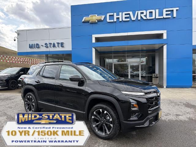 2026 Chevrolet Equinox RS in Mosaic Black Metallic — front three-quarter view